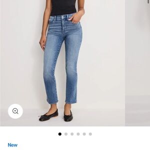 Good American Good Legs Straight Jeans blue449 size2